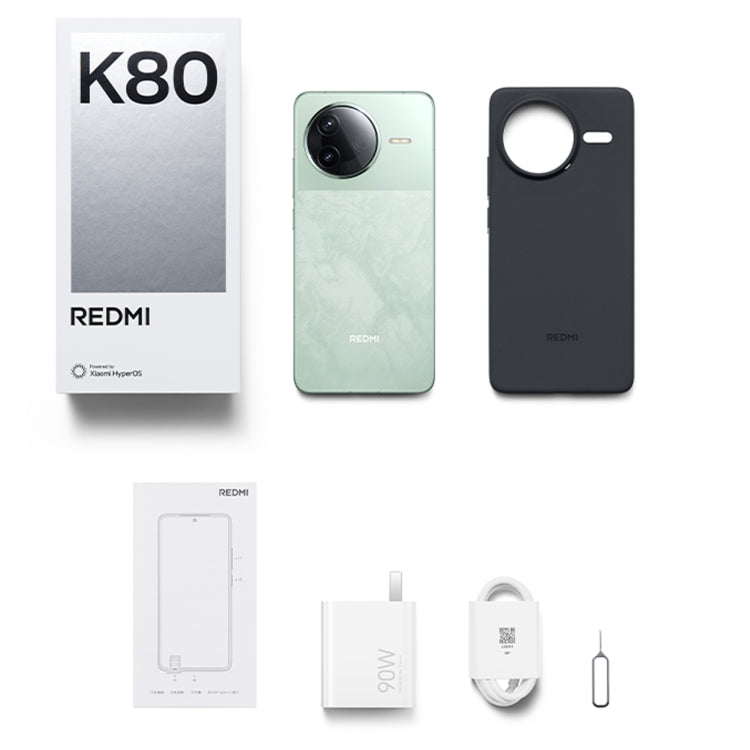 Xiaomi Redmi K80, 16GB+256GB, 6.67 inch Xiaomi HyperOS 2 Snapdragon 8 Gen 3 Octa Core, NFC, Network: 5G, Redmi K80, 16GB+256GB