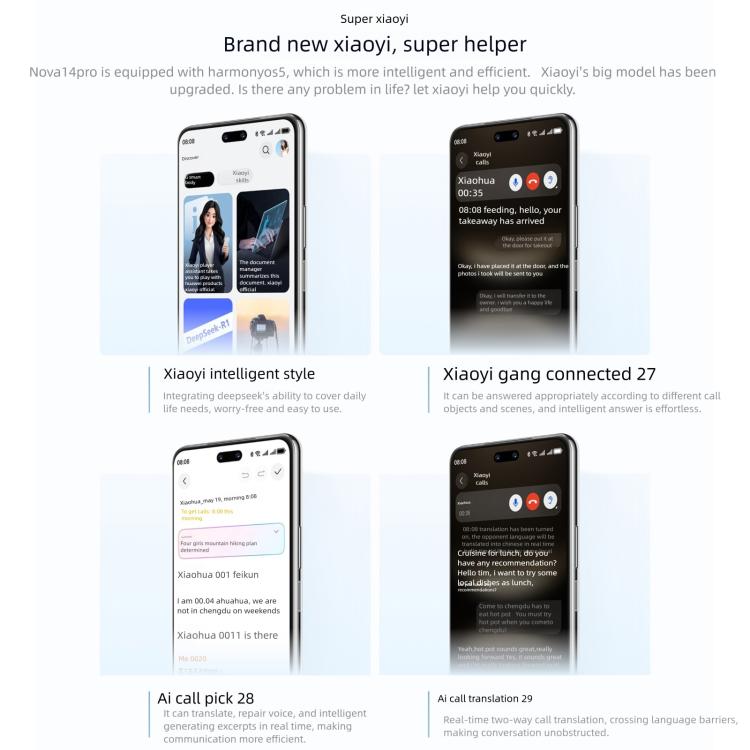 Huawei nova 14 Pro, 12GB+256GB, Side Fingerprint Identification, 6.78 inch HarmonyOS 5.0, NFC, OTG, Not Support Google Play, 12GB+256GB, nova 14 Pro, 12GB+256GB