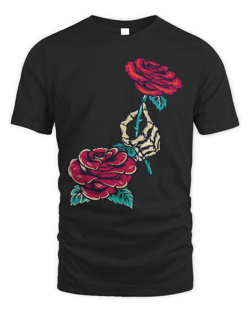 Cute Skull Hand Holding a Red Rose costume funny halloween