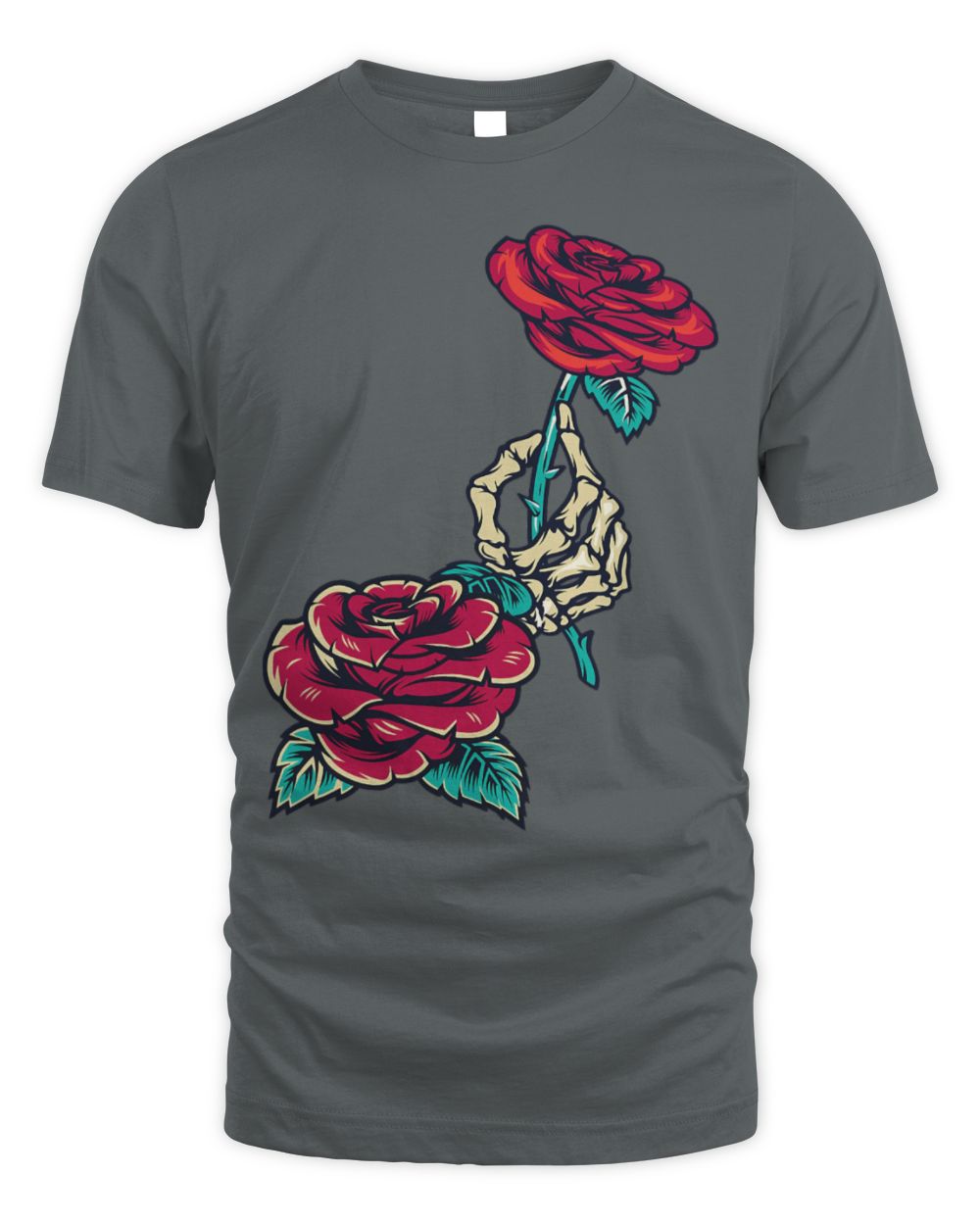 Cute Skull Hand Holding a Red Rose costume funny halloween