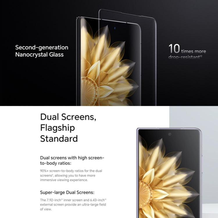 Honor Magic V2 5G, 7.92 inch + 6.43 inch MagicOS 7.2 Snapdragon 8 Gen2  Octa Core up to 3.36GHz, Network: 5G, OTG, Not Support Google Play, 16GB+256GB, 16GB+512GB