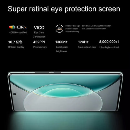 vivo X90s 5G,Triple Back Cameras, Face ID Screen Fingerprint Identification, 6.78 inch Android 13.0 OriginOS 3 Dimensity 9200+ Octa Core, NFC, OTG, Network: 5G, Support Google Play, 8GB+256GB, 12GB+256GB, 12GB+512GB