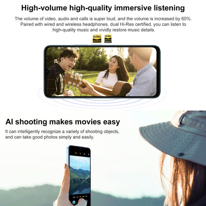 Honor Play 40S 5G, 6.56 inch MagicOS 7.1 Snapdragon 480 Plus Octa Core up to 2.2GHz, Network: 5G, Not Support Google Play, 4GB+128GB