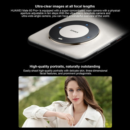 HUAWEI Mate 60 Pro+, Screen Fingerprint Identification, 6.82 inch HarmonyOS 4.0 Kirin 9000S Octa Core up to 2.62GHz, NFC, OTG, Not Support Google Play, 16GB+512GB, 16GB+1TB