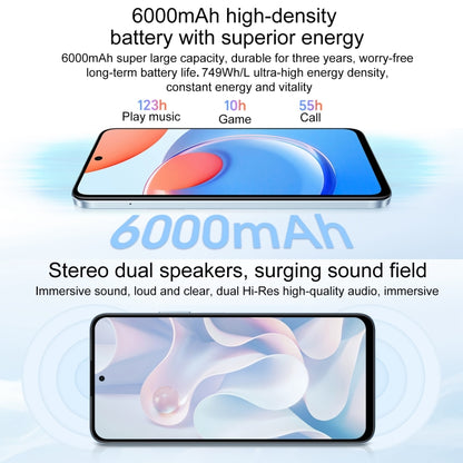 Honor Play8T,  6.8 inch MagicOS 7.2 Dimensity 6080 Octa Core up to 2.4GHz, Network: 5G, OTG, Not Support Google Play, 8GB+256GB, 12GB+256GB
