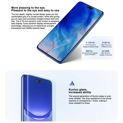 Huawei nova 12 Ultra, Screen Fingerprint Identification, 6.76 inch HarmonyOS 4.0 Octa Core, Network: 4G, NFC, OTG, Not Support Google Play, 12GB+512GB, 12GB+1TB