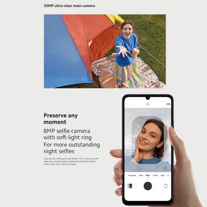 Xiaomi Redmi 13C 5G,  6.74 inch MIUI 14 MediaTek Dimensity 6100+ Octa Core 2.2GHz, NFC, Network: 5G, Not Support Google Play, 4GB+128GB, 6GB+128GB, 8GB+256GB