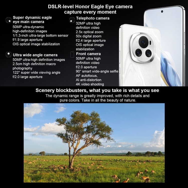 Honor Magic6, 6.78 inch Magic OS 8.0 Snapdragon 8 Gen 3 Octa Core up to 3.3GHz, Network: 5G, OTG, NFC, Support Google Play, 12GB+256GB, 16GB+256GB, 16GB+512GB