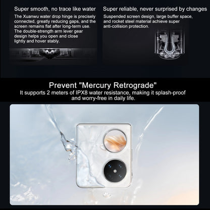 HUAWEI Pocket 2, 6.94 inch + 1.15 inch HarmonyOS 4.0 Octa Core, OTG, NFC, Not Support Google Play, 12GB+512GB, 12GB+256GB, 12GB+1TB