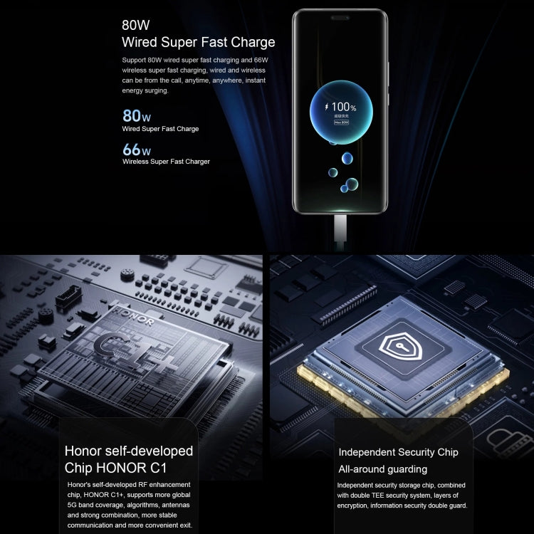 Honor Magic6 Ultimate,  6.8 inch Magic OS 8.0 Snapdragon 8 Gen 3 Octa Core up to 3.3GHz, Network: 5G, OTG, NFC, Support Google Play, 16GB+512GB, 16GB+1TB
