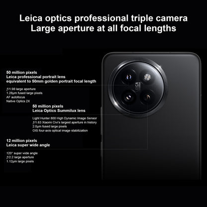 Xiaomi Civi 4 Pro,  6.55 inch Xiaomi HyperOS Snapdragon 8s Gen 3 Octa Core 4nm up to 3.0GHz, NFC, Network: 5G, 12GB+256GB, 12GB+512GB, 16GB+512GB