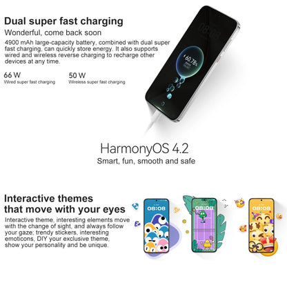 HUAWEI Pura 70, Screen Fingerprint Identification,6.6 inch HarmonyOS 4.2 Kirin 9010 Octa Core up to 2.3GHz, NFC, OTG, Not Support Google Play, 12GB+256GB, 12GB+512GB, 12GB+1TB