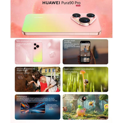 HUAWEI Pura 90 Pro, 16GB+512GB, Side Fingerprint Identification, 6.6 inch HarmonyOS 6.1 Kirin 9030S, NFC, OTG, Not Support Google Play, 12GB+256GB