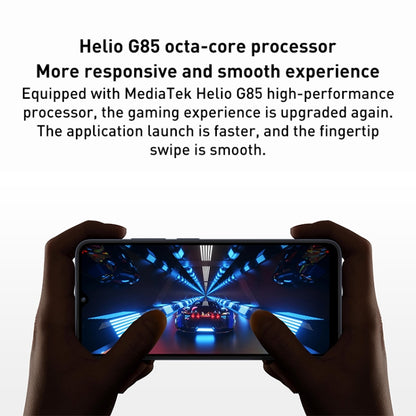 5000mAh Battery, Face ID & Fingerprint Identification, 6.71 inch MIUI 13 MediaTek Helio G85 Octa Core up to 2.0GHz, Network: 4G, Dual SIM, Not Support Google Play, 4GB+128GB