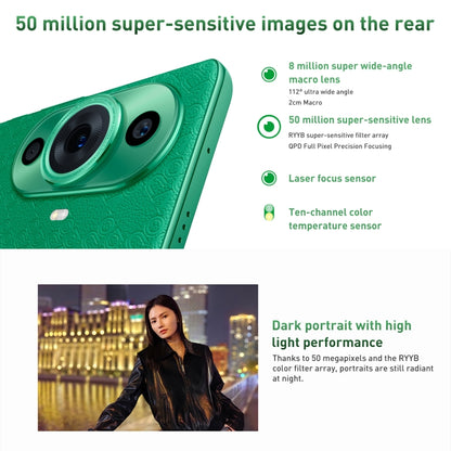 Dual Back +Dual Front Cameras, Screen Fingerprint Identification, 6.78 inch Kunlun Glass HarmonyOS Qualcomm Snapdragon 778G 4G Octa Core up to 2.4GHz, Network: 4G, OTG, NFC, Not Support Google Play, nova 11 Pro 256GB Kunlun Glass, nova 11 Pro 256GB