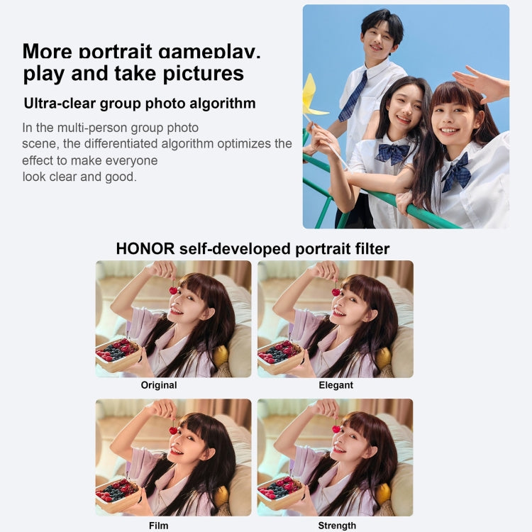 Triple Back Cameras + Dual Front Cameras, Screen Fingerprint Identification, 6.78 inch Magic UI 7.1 Android 13 Qualcomm Snapdragon 8+ Gen 1 Octa Core up to 3.0GHz, Network: 5G, OTG, NFC, Not Support Google Play, Honor 90 Pro 5G 16GB+256GB