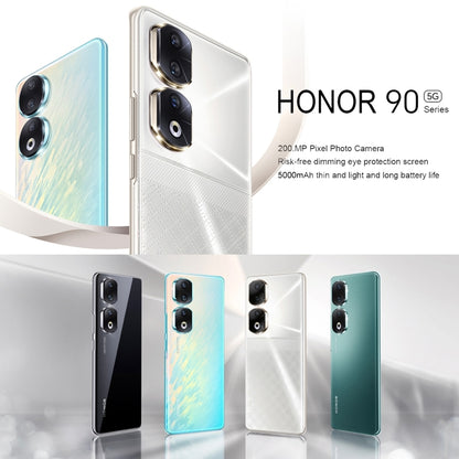 Triple Back Cameras + Dual Front Cameras, Screen Fingerprint Identification, 6.78 inch Magic UI 7.1 Android 13 Qualcomm Snapdragon 8+ Gen 1 Octa Core up to 3.0GHz, Network: 5G, OTG, NFC, Not Support Google Play, Honor 90 Pro 5G 16GB+512GB