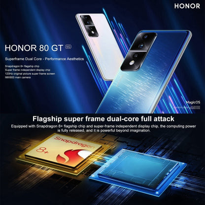 Triple Back Cameras, Face ID / Screen Fingerprint Identification, 6.67 inch Magic UI 7.0 Qualcomm Snapdragon 8+ Gen1 Octa Core up to 3.0GHz, Network: 5G, OTG, NFC, Not Support Google Play, 12GB+512GB