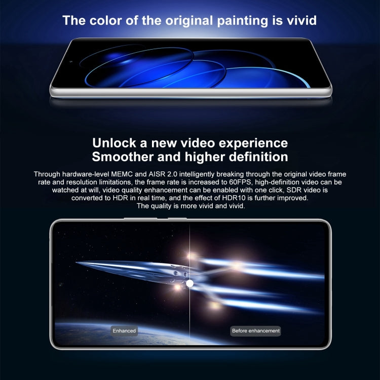 Triple Back Cameras, Face ID / Screen Fingerprint Identification, 6.67 inch Magic UI 7.0 Qualcomm Snapdragon 8+ Gen1 Octa Core up to 3.0GHz, Network: 5G, OTG, NFC, Not Support Google Play, 12GB+512GB