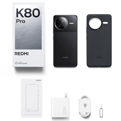 Xiaomi Redmi K80 Pro, 16GB+512GB, 6.67 inch Xiaomi HyperOS 2 Snapdragon 8 Elite Octa Core, NFC, Network: 5G, Redmi K80 Pro, 16GB+512GB