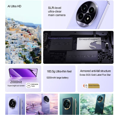 Realme 13 Pro Extreme Edition, 12GB+256GB, Screen Fingerprint Identification, 6.7 inch Realme UI 5.0 Snapdragon 7s Gen 2 Octa Core, NFC, Network: 5G, 12GB+256GB