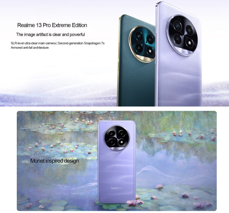Realme 13 Pro Extreme Edition, 12GB+256GB, Screen Fingerprint Identification, 6.7 inch Realme UI 5.0 Snapdragon 7s Gen 2 Octa Core, NFC, Network: 5G, 12GB+512GB