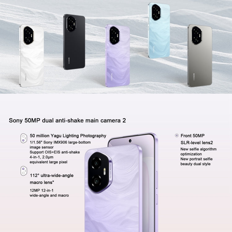 Honor 300, 12GB+256GB, Screen Fingerprint, 6.7 inch MagicOS 9.0 / Android 15 Snapdragon 7 Gen 3 Octa Core, Network: 5G, NFC, OTG, Not Support Google Play, Honor 300, 12GB+256GB