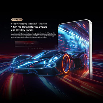 Honor GT, 16GB+256GB, In-screen Fingerprint, 6.7 inch MagicOS 9.0 Android 15.0 Snapdragon 8 Gen 3 Octa Core, Network: 5G, OTG, NFC, 16GB+256GB,