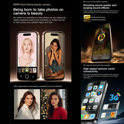 SOYES ONEMYTH M16 Pro, 2GB+16GB, 4.0 inch Android 10.0 MTK6580 Quad Core, Network: 3G, Dual SIM