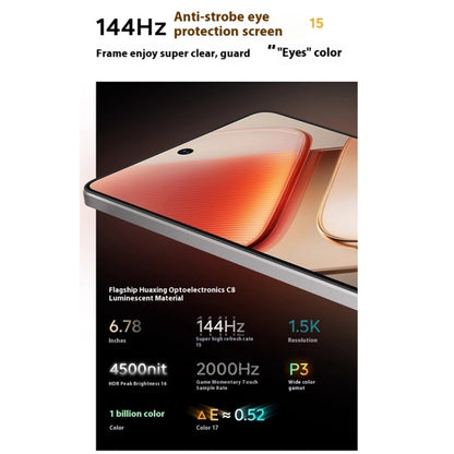 vivo iQOO Z9 Turbo+, 16GB+256GB, 6.78 inch Android 14.0 OriginOS 4 Dimensity 9300+ Octa Core 3.4GHz, OTG, NFC, Network: 5G, Support Google Play, 16GB+256GB