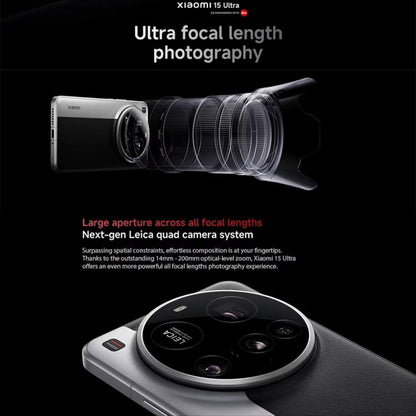 Xiaomi 15 Ultra Global, 16GB+512GB, 3D Ultrasonic Fingerprint, 200MP Camera, 6.73 inch Xiaomi HyperOS 2 Snapdragon 8 Elite Octa Core 3nm, NFC, Network: 5G, Xiaomi 15 Ultra Global, 16GB+512GB (Silver), Xiaomi 15 Ultra Global, 16GB+512GB (Black)