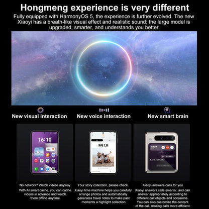 HUAWEI Pura X, 12GB+512GB, Side Fingerprint Identification, 6.3 inch + 3.5 inch HarmonyOS 5.0.1 Octa Core, NFC, OTG, Not Support Google Play, 12GB+512GB