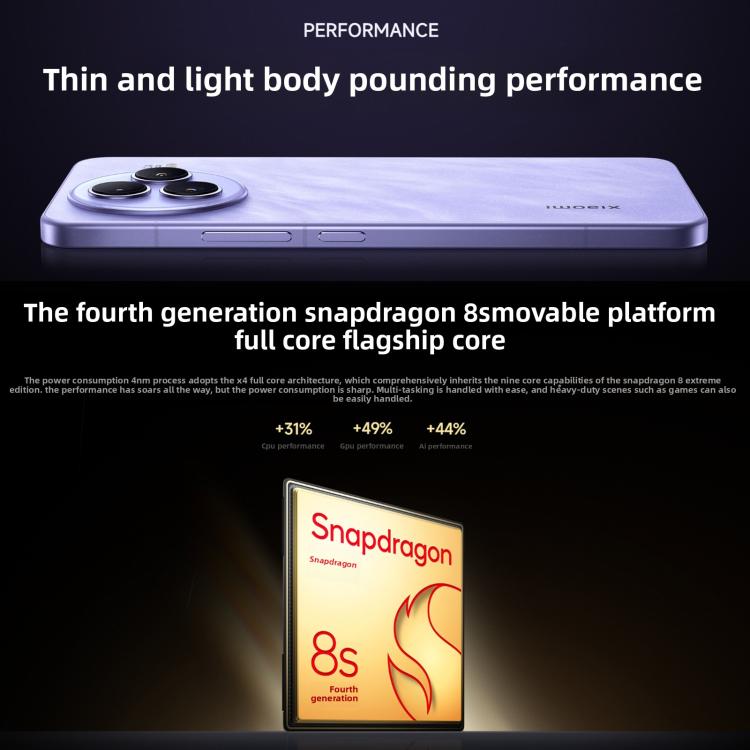Xiaomi Civi 5 Pro, 12GB+256GB, Screen Fingerprint, 6.55 inch Xiaomi HyperOS 2 Snapdragon 8s Octa-Core, NFC, Network: 5G, 12GB+256GB