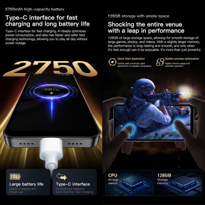 SOYES F9 Max, 6GB+128GB, 4.3 inch Android 12 MTK6762 Octa Core, Network: 4G, OTG, Dual SIM, 6GB+128GB