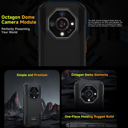 Ulefone Armor X32 Rugged Phone, 8GB+256GB, Night Vision, 5.65 inch Android 14 MediaTek Helio G91 Octa Core, Network: 4G, NFC, OTG