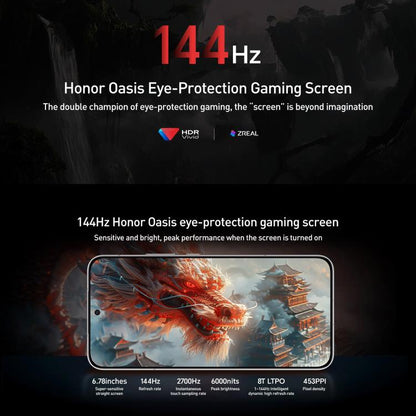 Honor GT Pro, 112GB+512GB, Ultrasonic Fingerprint, 6.78 inch MagicOS 9.0 / Android 15 Snapdragon 8 Elite Octa Core, Network: 5G, NFC, OTG, 12GB+512GB