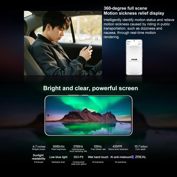 Honor X60 GT, 16GB+512GB, In-screen Fingerprint, 6.7 inch MagicOS 9.0 Android 15.0 Snapdragon 8+ Gen 1 Octa Core, Network: 5G, OTG, NFC, 16GB+512GB