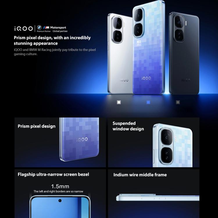 vivo iQOO Neo10 Pro+, 12GB+256GB, Screen Fingerprint, 6.82 inch Android 15 OriginOS 5 Snapdragon 8 Elite Octa Core, OTG, NFC, Network: 5G, Support Google Play, 16GB+256GB