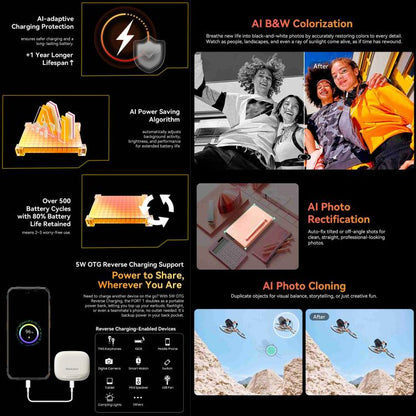Blackview FORT 1, 6GB+256GB, 6.56 inch Android 15 Unisoc UMS9230E T615 Octa Core, Network: 4G, OTG, NFC, 6GB+256GB