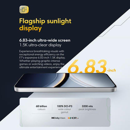 Xiaomi POCO F7 Global, 12GB+512GB, In-screen Fingerprint, 6.83 inch Xiaomi HyperOS 2 Snapdragon 8s Gen 4 Octa Core, NFC, Network: 5G, 12GB+512GB