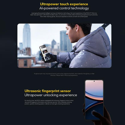 Xiaomi POCO F7 Ultra Global, 16GB+512GB, In-screen Fingerprint, 6.67 inch Xiaomi HyperOS 2 Snapdragon 8 Elite Octa Core, NFC, Network: 5G, 16GB+512GB