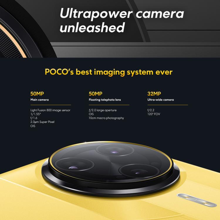 Xiaomi POCO F7 Ultra Global, 16GB+512GB, In-screen Fingerprint, 6.67 inch Xiaomi HyperOS 2 Snapdragon 8 Elite Octa Core, NFC, Network: 5G, 16GB+512GB