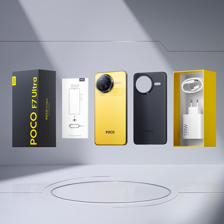 Xiaomi POCO F7 Ultra Global, 16GB+512GB, In-screen Fingerprint, 6.67 inch Xiaomi HyperOS 2 Snapdragon 8 Elite Octa Core, NFC, Network: 5G, 16GB+512GB