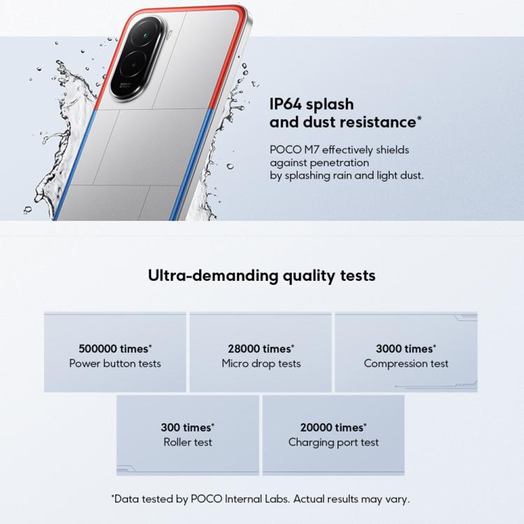 Xiaomi POCO M7 Global, 8GB+256GB, Side Fingerprint, 6.9 inch Xiaomi HyperOS 2 Snapdragon 685 4G Octa Core, NFC, Network: 4G, 8GB+256GB