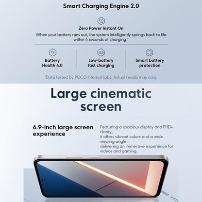 Xiaomi POCO M7 Global, 8GB+256GB, Side Fingerprint, 6.9 inch Xiaomi HyperOS 2 Snapdragon 685 4G Octa Core, NFC, Network: 4G, 8GB+256GB