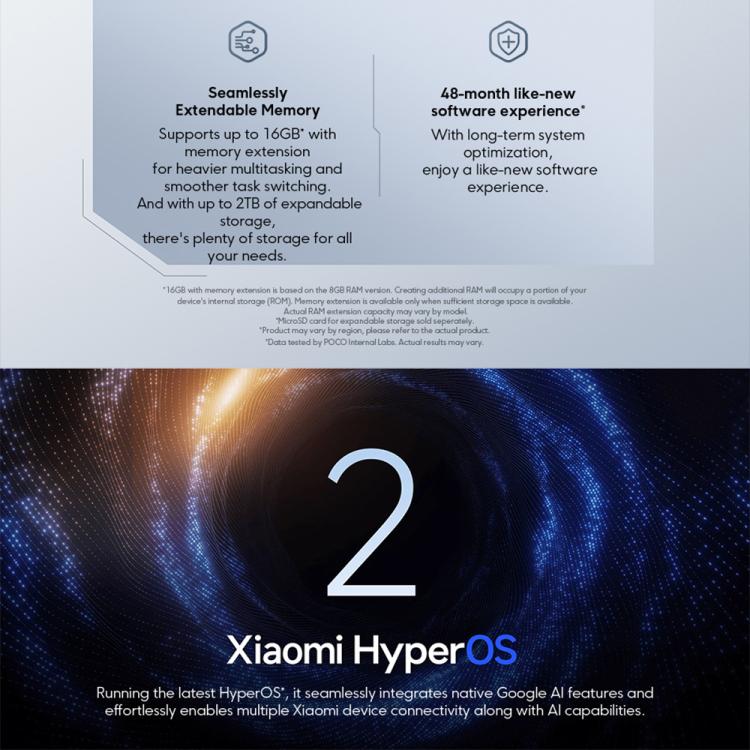 Xiaomi POCO M7 Global, 8GB+256GB, Side Fingerprint, 6.9 inch Xiaomi HyperOS 2 Snapdragon 685 4G Octa Core, NFC, Network: 4G, 8GB+256GB