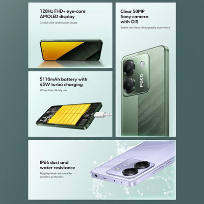 Xiaomi POCO M7 Pro 5G Global, 8GB+256GB, In-screen Fingerprint, 6.67 inch Xiaomi HyperOS 2 MediaTek Dimensity 7025-Ultra Octa Core, NFC, Network: 5G, 8GB+256GB