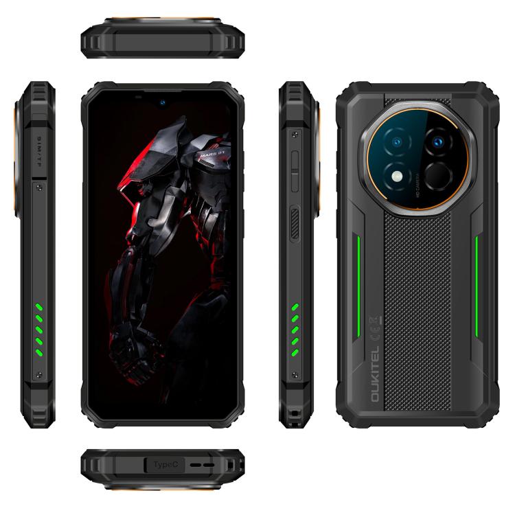 Oukitel G6 Rugged Phone, 4GB+64GB, Fingerprint Identification, 10600mAh Battery, 6.52 inch Android 16.0 Unisoc T615 Octa Core, OTG, Network: 4G, 4GB+64GB