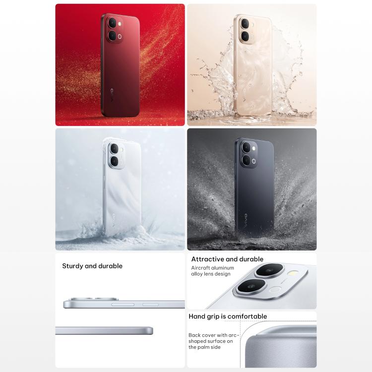 vivo Y500i, 8GB+256GB, Side Fingerprint, 6.75 inch Android 16 OriginOS 6 Snapdragon 4 Gen Octa Core, OTG, NFC, Network: 5G, 8GB+256GB