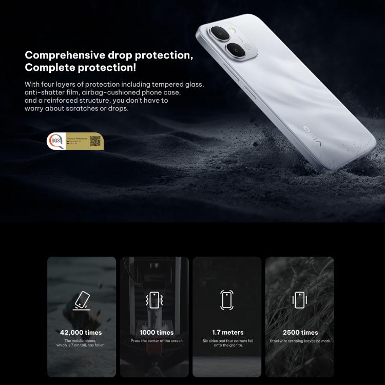 vivo Y500i, 12GB+512GB, Side Fingerprint, 6.75 inch Android 16 OriginOS 6 Snapdragon 4 Gen Octa Core, OTG, NFC, Network: 5G, 12GB+512GB